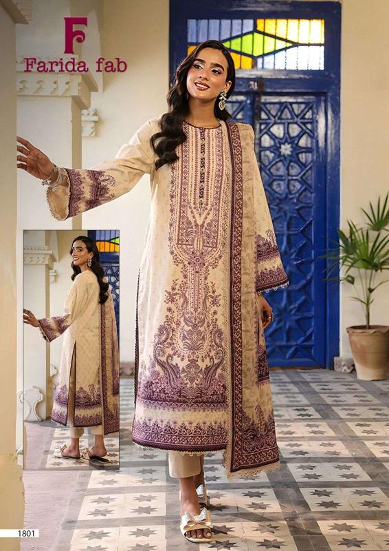 Farida fab firdous queen vol-18 wholesale salwar suit market in kolkata